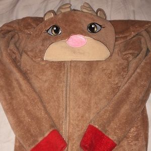 Warm fuzzy onesie pajama